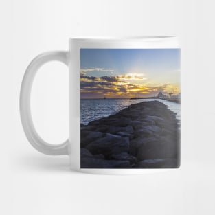 StKilda Breakwater and Pier, StKilda, Victoria, Australia. Mug